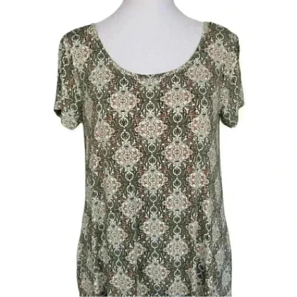 Mine Britton Floral Short Sleeve Shift Dress S - Picture 3 of 8